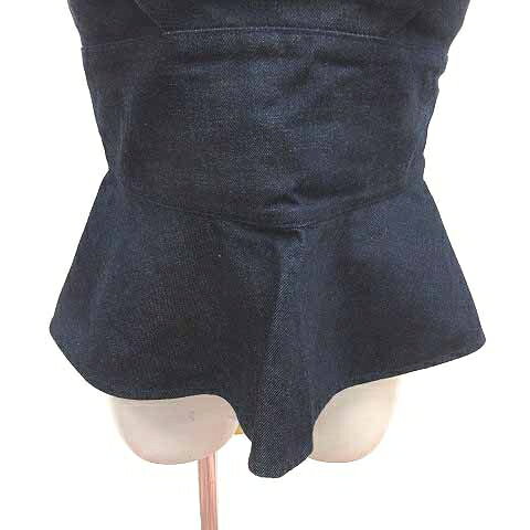 ブランド古着ベクトルプレミアム店の【中古】バルコニーアンドベッド Balcony and Bed Denim ベアトップ デニム ペプラム F インディゴ /YK レディース 【ベクトル 古着】 260420｜アングル3