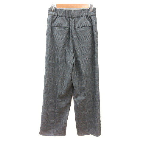 【中古】グローバルワーク GLOBAL WORK ストレートパンツ スラックス グレンチェック M グレー /MN レディース 【ベクトル 古着】 260422 vectorpremium-19057409 ブランド古着ベクトルプレミアム店 サンプル画像2