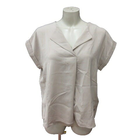 【中古】N.Natural Beauty Basic N.ナチュラルビューティーベーシック ブラウス フレンチスリーブ M ベージュ /MS レディース 【ベクトル 古着】 260512