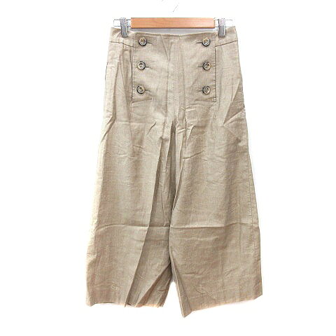 【中古】23区 オンワード樫山 ワイドパンツ 麻混 リネン混 36 S ベージュ /MN レディース 【ベクトル 古着】 260513 vectorpremium-19147278 ブランド古着ベクトルプレミアム店 パッケージ画像