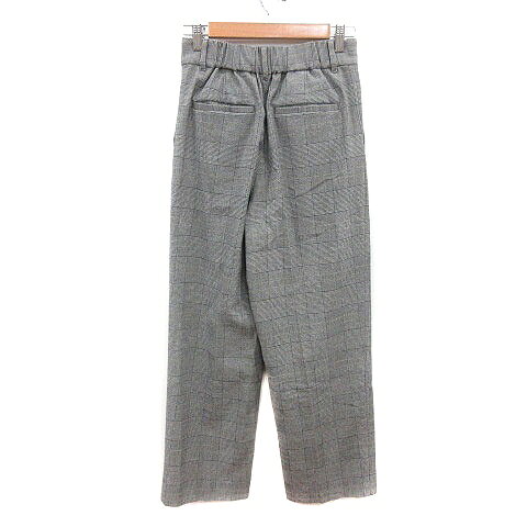 【中古】グローバルワーク GLOBAL WORK テーパードパンツ スラックス チェック S グレー /MN レディース 【ベクトル 古着】 260519 vectorpremium-19147717 ブランド古着ベクトルプレミアム店 サンプル画像2