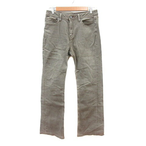 [Used] Bobson Denim Pants Jeans Straight 73 S Greige /MN Men's [Vector Used Clothing] 260601