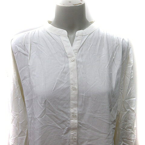 【中古】グローバルワーク GLOBAL WORK シャツ ブラウス シアー 長袖 S 白 オフホワイト /YI レディース 【ベクトル 古着】 260609 vectorpremium-19182826 ブランド古着ベクトルプレミアム店 サンプル画像2