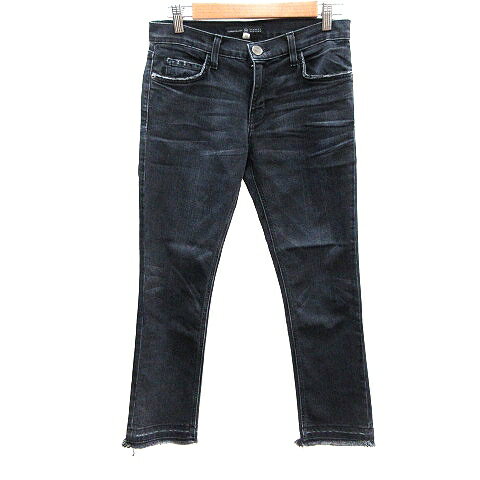 [Used] Current Elliott x Barneys New York denim jeans, slim fit, cut-off, size 24 (S), black /AU (Women's) [Vector Used Clothing] 260610