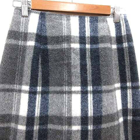 【中古】ロペピクニック ROPE Picnic タイトスカート ミモレ ロング チェック 36 S グレー 紺 ネイビー /YK レディース 【ベクトル 古着】 260613 vectorpremium-19219022 ブランド古着ベクトルプレミアム店 サンプル画像2