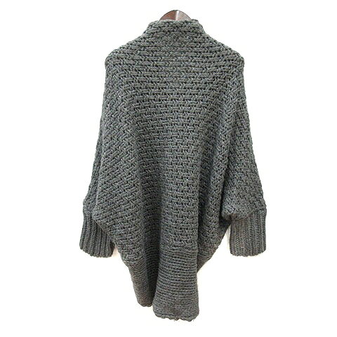 【中古】ブロードゥリー&コー Broderie&Co ナノユニバース カーディガン ニット ドルマンスリーブ アルパカ混 F グレー /MN レディース 【ベクトル 古着】 260709 vectorpremium-19282104 ブランド古着ベクトルプレミアム店 サンプル画像2