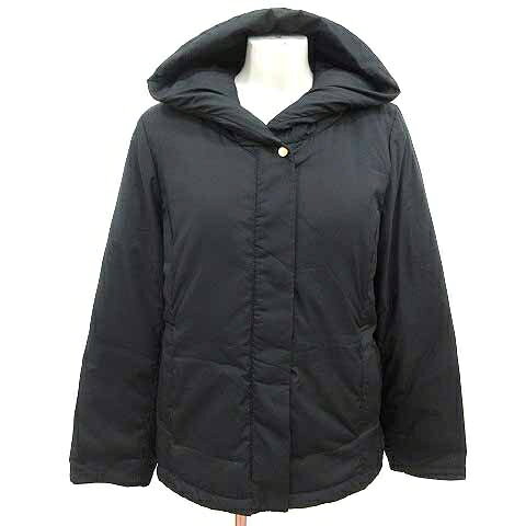 【中古】グローバルワーク GLOBAL WORK ダウンジャケット ジップアップ 総裏地 フード L 黒 ブラック /YK レディース 【ベクトル 古着】 260713 vectorpremium-19280608 ブランド古着ベクトルプレミアム店 パッケージ画像