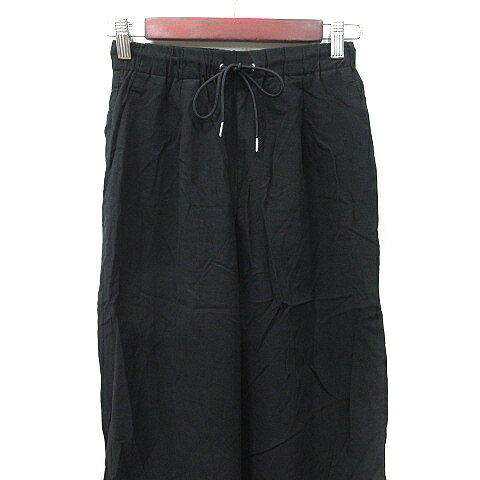 【中古】グローバルワーク GLOBAL WORK ワイドパンツ ハイウエスト S 黒 ブラック /YI レディース 【ベクトル 古着】 260724 vectorpremium-19321417 ブランド古着ベクトルプレミアム店 サンプル画像2