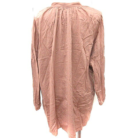 【中古】グローバルワーク GLOBAL WORK シャツ ブラウス 長袖 ボウタイ L 茶 ブラウン /RT レディース 【ベクトル 古着】 260817 vectorpremium-19359768 ブランド古着ベクトルプレミアム店 サンプル画像2
