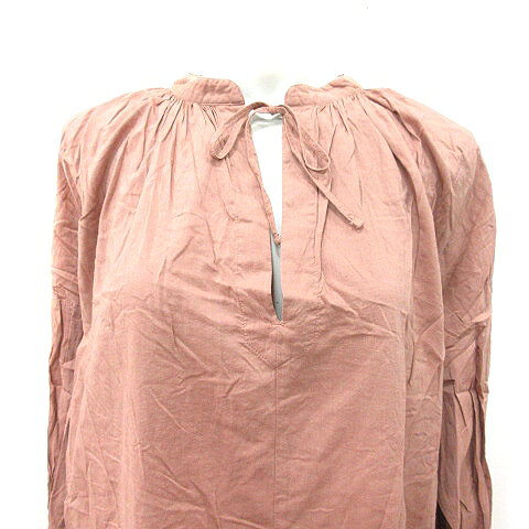 【中古】グローバルワーク GLOBAL WORK シャツ ブラウス 長袖 ボウタイ L 茶 ブラウン /RT レディース 【ベクトル 古着】 260817 vectorpremium-19359768 ブランド古着ベクトルプレミアム店 サンプル画像3