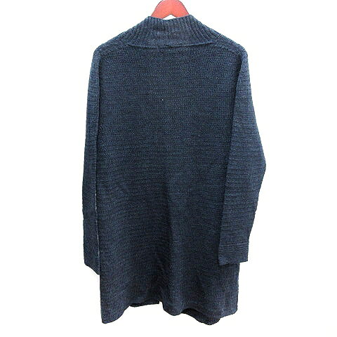 【中古】ナノユニバース nano universe ニット カーディガン トッパー ロング 長袖 M 紺 ネイビー /AU レディース 【ベクトル 古着】 260817 vectorpremium-19359130 ブランド古着ベクトルプレミアム店 サンプル画像2