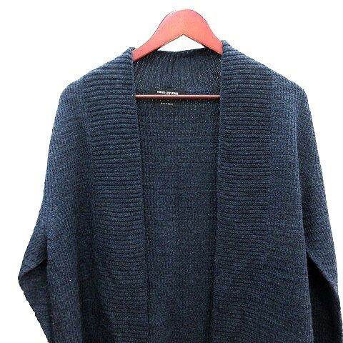 【中古】ナノユニバース nano universe ニット カーディガン トッパー ロング 長袖 M 紺 ネイビー /AU レディース 【ベクトル 古着】 260817 vectorpremium-19359130 ブランド古着ベクトルプレミアム店 サンプル画像3