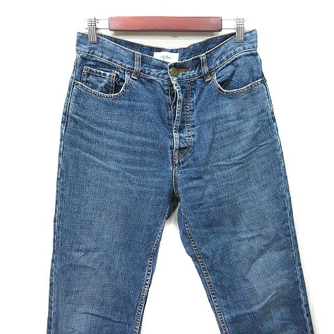 【中古】ミラオーウェン Mila Owen パンツ デニム ジーンズ ボタンフライ ダメージ加工 1 S 紺 ネイビー /YI レディース 【ベクトル 古着】 260820 vectorpremium-19360042 ブランド古着ベクトルプレミアム店 サンプル画像2