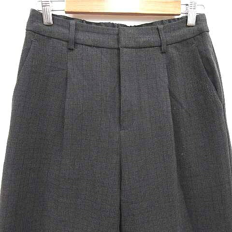 【中古】ロペピクニック ROPE Picnic ワイドパンツ スラックス グレンチェック M チャコールグレー /YK レディース 【ベクトル 古着】 260821 vectorpremium-19359815 ブランド古着ベクトルプレミアム店 サンプル画像2