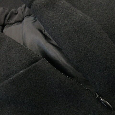 【中古】アーバンリサーチ サニーレーベル URBAN RESEARCH Sonny Label スカート タイト ミニ 起毛 ウールタッチ 厚手 ふんわり ストレッチ 36 黒 ブラック /CK21 レディース 【ベクトル 古着】 241001