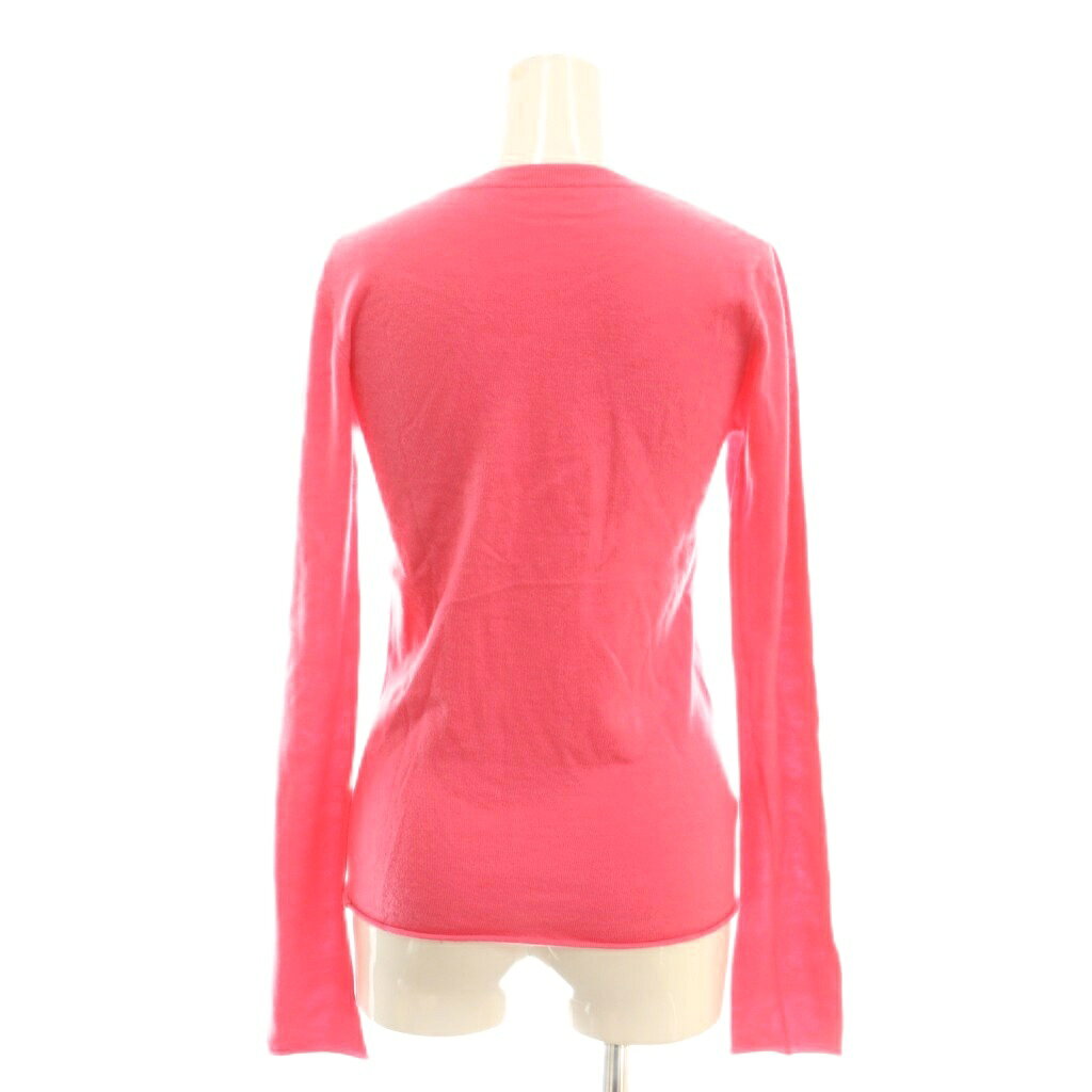【中古】ルシアンペラフィネ LUCIEN PELLAT-FINET ニット プルオーバー Vネック スカル カシミヤ XS ピンク /DF ■GY57 レディース 【ベクトル 古着】 251114