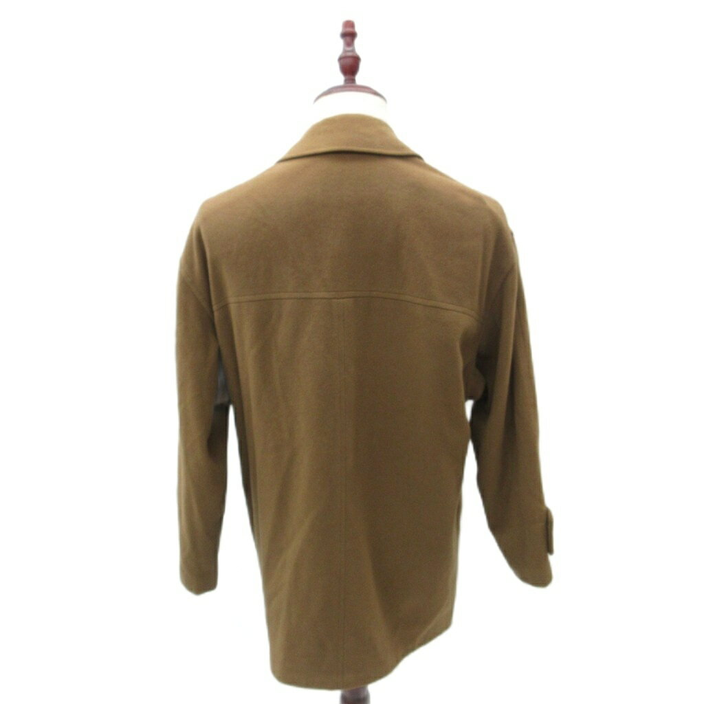 【中古】 デアブリッジ DAREBRIDGE ステンカラーコート ミドル丈 46 茶 ブラウン カシミヤ 491585 /SM47 ■GY61 メンズ 【ベクトル 古着】 260121 2