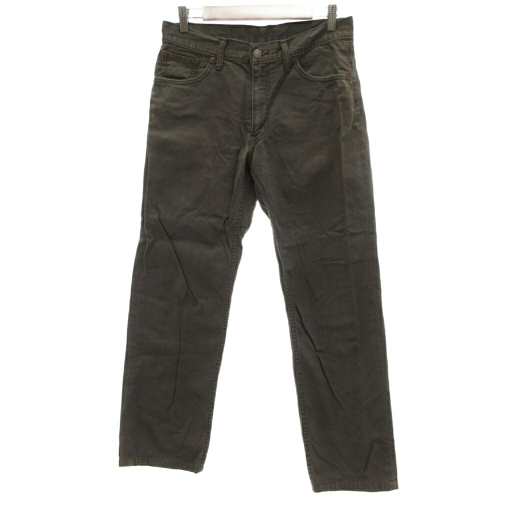 【中古】リーバイス Levi's 702 デニムパンツ ジーンズ W31L32 スリムテーパード カーキ /AE ■GY61 メンズ 【ベクトル 古着】 260123