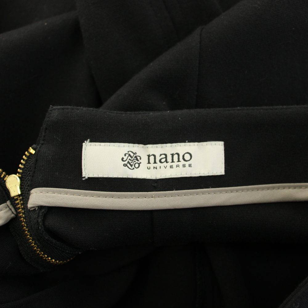 【中古】ナノユニバース nano universe タイトスカート ミモレ ロング スリット 無地 ストレッチ ワンカラー 36 黒 ブラック /BB ■GY61 レディース 【ベクトル 古着】 260119 vectorpremium-18835661 ブランド古着ベクトルプレミアム店 サンプル画像3