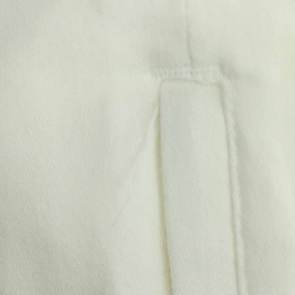【中古】ザラ ベーシック ZARA BASIC デニムパンツ ジーンズ M 白 ホワイト ジッパーポケット 裾ジッパー スキニーシルエット /LP ■GY58 レディース 【ベクトル 古着】 260128 — vista 3