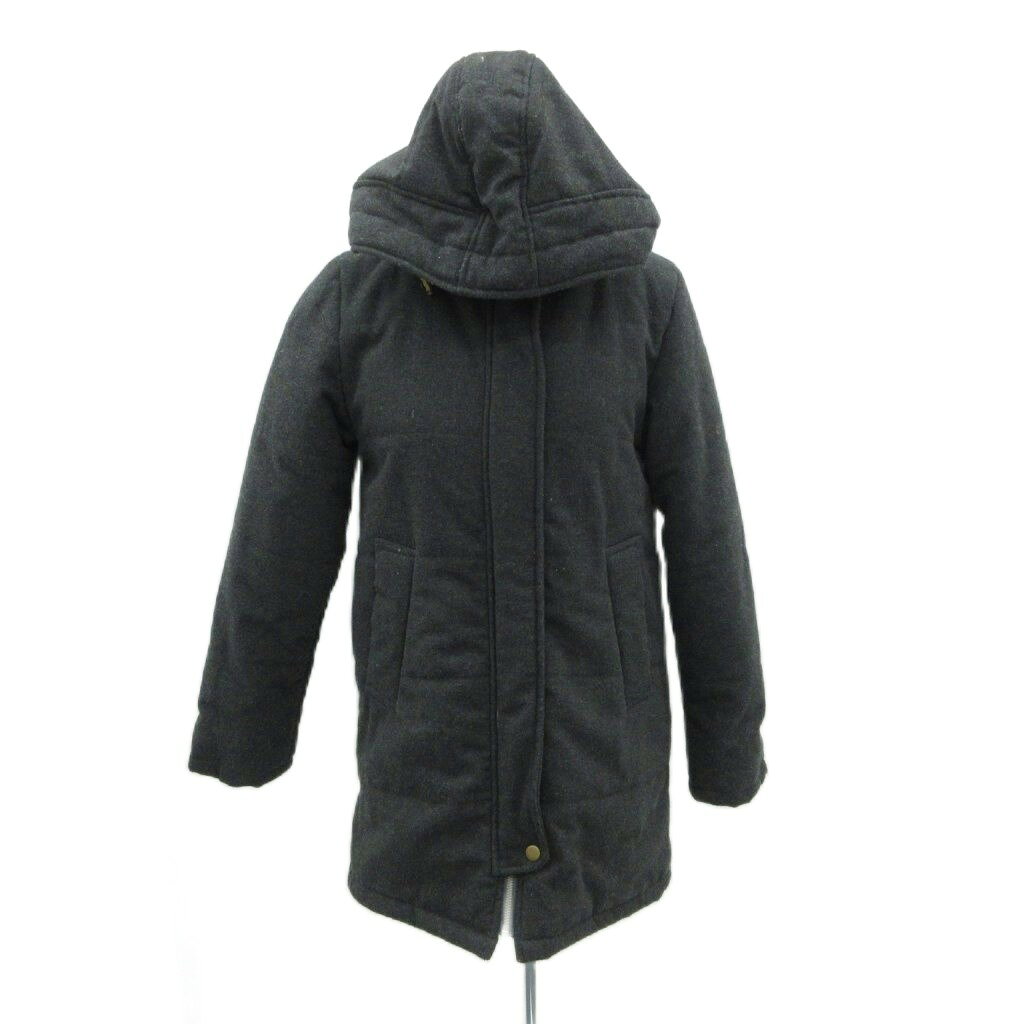 【中古】グローバルワーク GLOBAL WORK 中綿コート L ダークグレー 無地 フード付き ロング丈 /YS9 ■GY58 レディース 【ベクトル 古着】 260202 vectorpremium-18864593 ブランド古着ベクトルプレミアム店 パッケージ画像