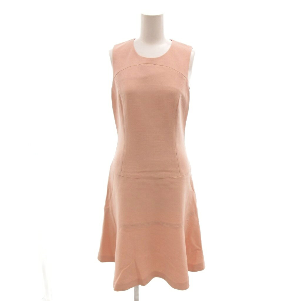 Rakuten - 【中古】エミリオプッチ EMILIO PUCCI ノースリーブワンピース 膝丈 ラウンドネック 38 ペールピンク /YJ ■GY62 レディース 【ベクトル 古着】 260209