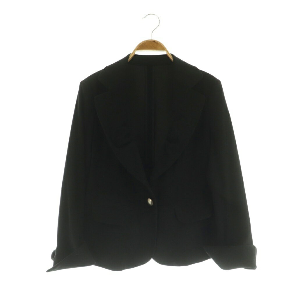 乐天商城 - 【中古】ナチュラルフィット NATURAL FIT コーデュロイジャケット 1B ストレッチ ギャザー 40 ブラック /MY ■OS ■GY60 レディース 【ベクトル 古着】 260213