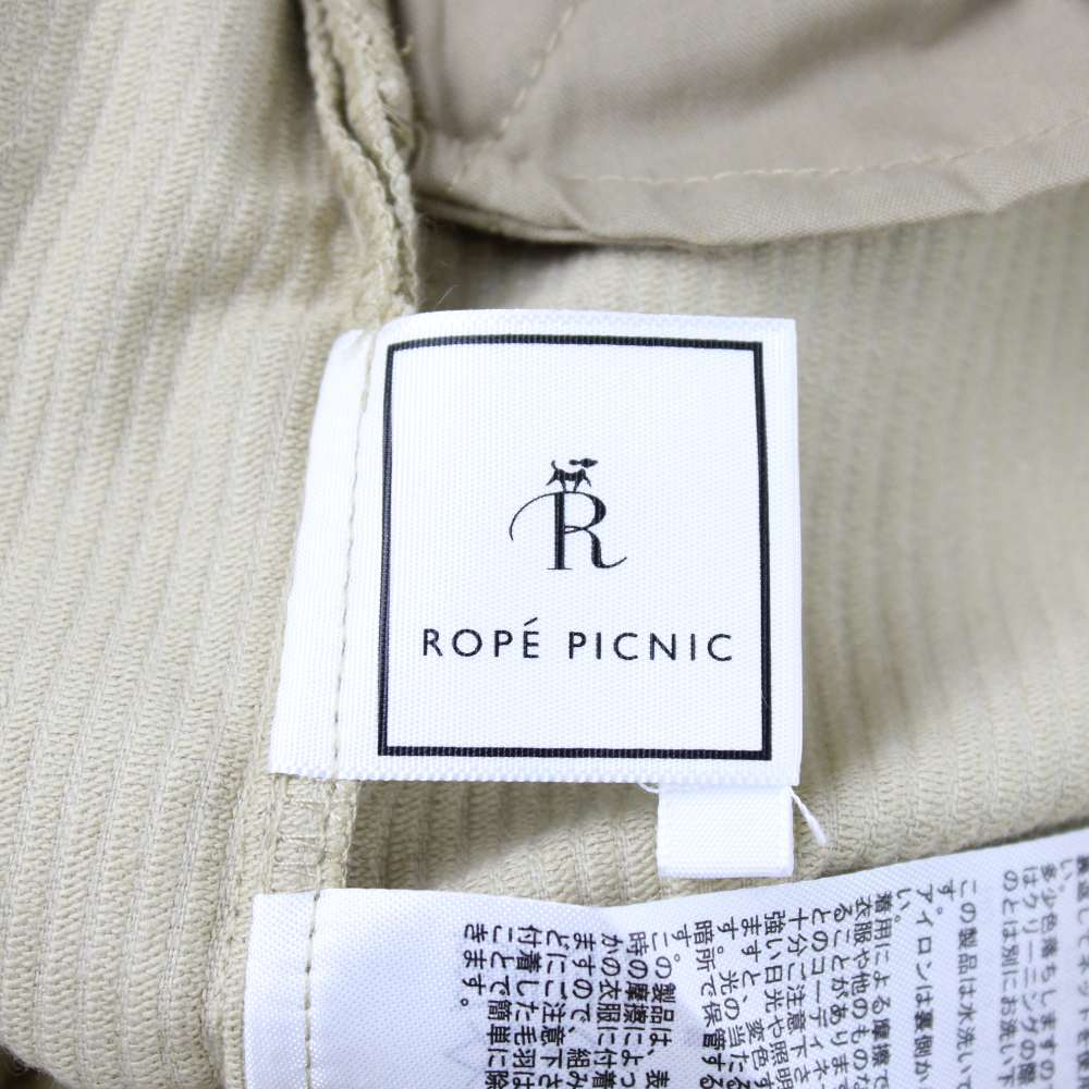 【中古】未使用品 ロペピクニック ROPE Picnic ワイドパンツ 38 ベージュ コーデュロイ縦畝 フルレングス /GG ■GY60 レディース 【ベクトル 古着】 260204 vectorpremium-18882202 ブランド古着ベクトルプレミアム店 サンプル画像3