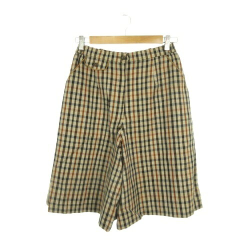 【中古】ダックス DAKS ガウチョパンツ ワイド 69-92 茶 ブラウン チェック柄 ハーフ丈 /AH43 ■ECD001 レディース 【ベクトル 古着】 260220ブランドダックス DAKS表記サイズ69-92実寸サイズウエスト：66〜cm　もも幅：39cm　裾幅：43cm　股上：37cm　股下：27cm　　素材表地 毛 裏地 キュプラ色ベージュ状態使用感が少なく、かなり状態の良い商品です。 ※あくまでも中古品ですので掲載写真や記載内容をご確認いただき、ご理解の上ご購入ください。商品のお問い合わせの回答を休止しております。＊各商品ページの商品詳細等をご確認の上ご購入ください。【中古】ダックス DAKS ガウチョパンツ ワイド 69-92 茶 ブラウン チェック柄 ハーフ丈 /AH43 ■ECD001 レディース 【ベクトル 古着】 260220状態ランク　”A”詳細については、下記および「状態ランクについて」ページをご覧ください。未使用・新品の商品ほぼ新品同様の商品使用感が少なく、かなり状態の良い商品使用感はあるが、傷や汚れの少ない商品使用感の他、傷や汚れが見られる商品かなり大きな傷みがある難あり商品※S〜CランクはUSED品となりますので、使用感をご理解の上でご入札下さい。状態ランクについてinformationブランドダックス DAKS表記サイズ69-92実寸サイズウエスト：66〜cm　もも幅：39cm　裾幅：43cm　股上：37cm　股下：27cm　　素材表地 毛 裏地 キュプラ色ベージュ状態使用感が少なく、かなり状態の良い商品です。 ※あくまでも中古品ですので掲載写真や記載内容をご確認いただき、ご理解の上ご購入ください。商品のお問い合わせの回答を休止しております。＊各商品ページの商品詳細等をご確認の上ご購入ください。本商品は一点物です他サイトや店舗にて販売している商品です。多少のお時間差にて欠品になることもございます。予めご了承頂ますようお願い致します。ベクトル・サイズガイドはこちらこの商品と同じブランドの商品を見る