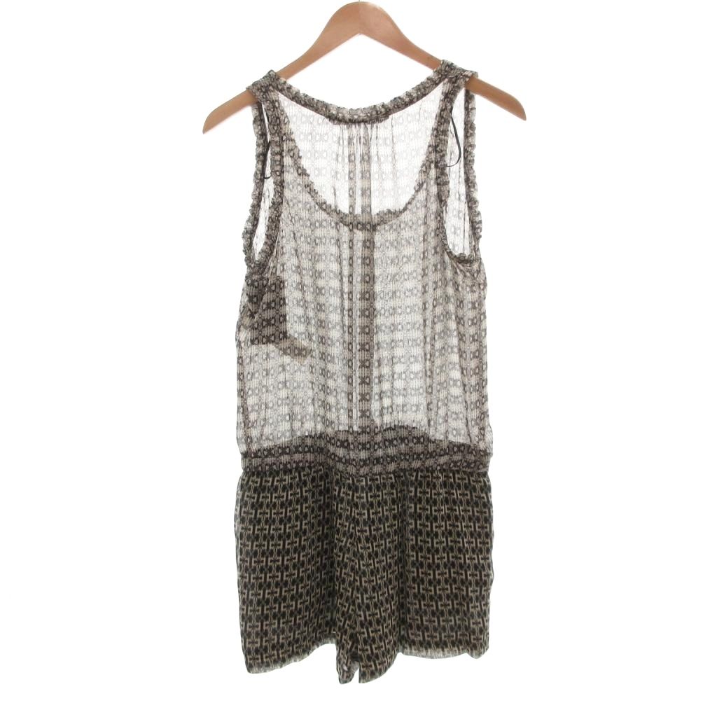 【中古】未使用品 ザラ ベーシック ZARA BASIC タグ付き オールインワン チュニッ...