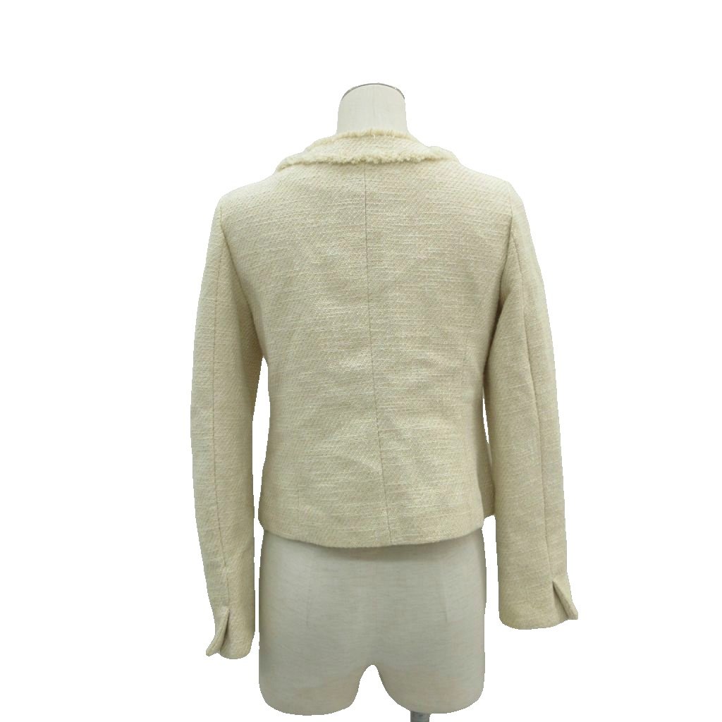 【中古】ロペピクニック ROPE Picnic ノーカラージャケット 上着 ミドル丈 36 S ライトベージュ フリンジ /SY24 ■ECA001 レディース 【ベクトル 古着】 260306 vectorpremium-18959189 ブランド古着ベクトルプレミアム店 サンプル画像2