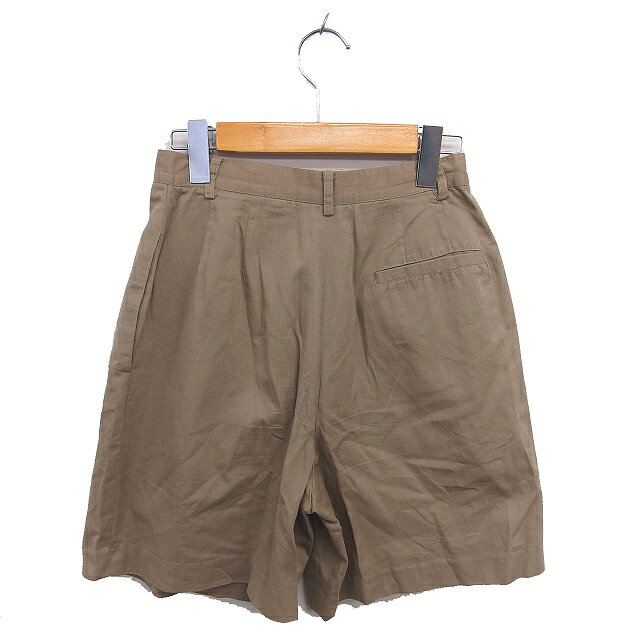 ブランド古着ベクトルプレミアム店の【中古】タルボット TALBOTS ハーフパンツ キュロット ショート ジップフライ 6 茶 ベージュ /TT レディース 【ベクトル 古着】 260325｜アングル2