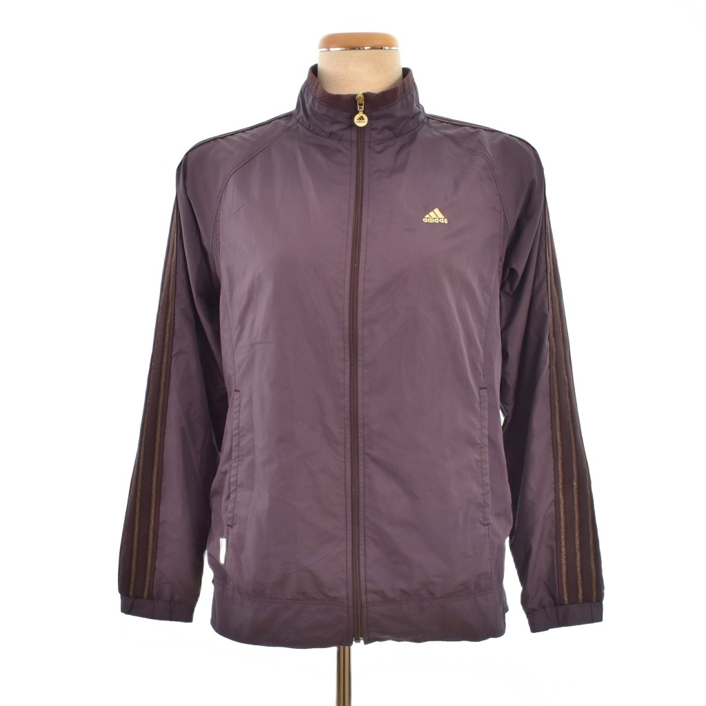 【中古】アディダス adidas トラックジャケット ブルゾン L 紫 パープル ■ECB001 レディース 【ベクトル 古着】 260316