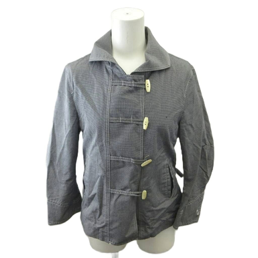 【中古】マカフィー MACPHEE トゥモローランド ジャケット 上着 F グレー 七分袖 トグルボタン風 /RN ■ECA003 レディース 【ベクトル 古着】 260325(4.0)