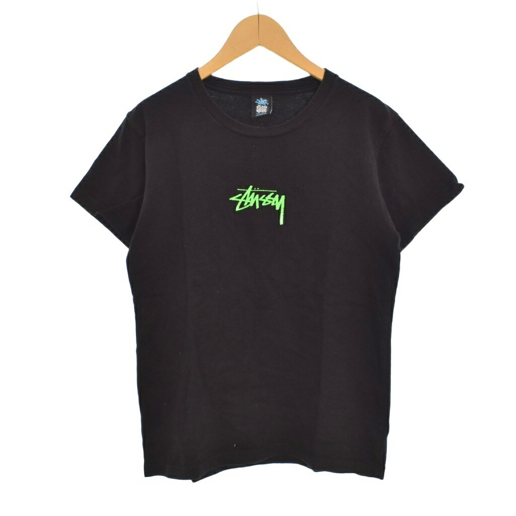 Rakuten - 【中古】ステューシー STUSSY Tシャツ 半袖 プリント XL 150 黒 ブラック ■ECA003 キッズ 【ベクトル 古着】 260331