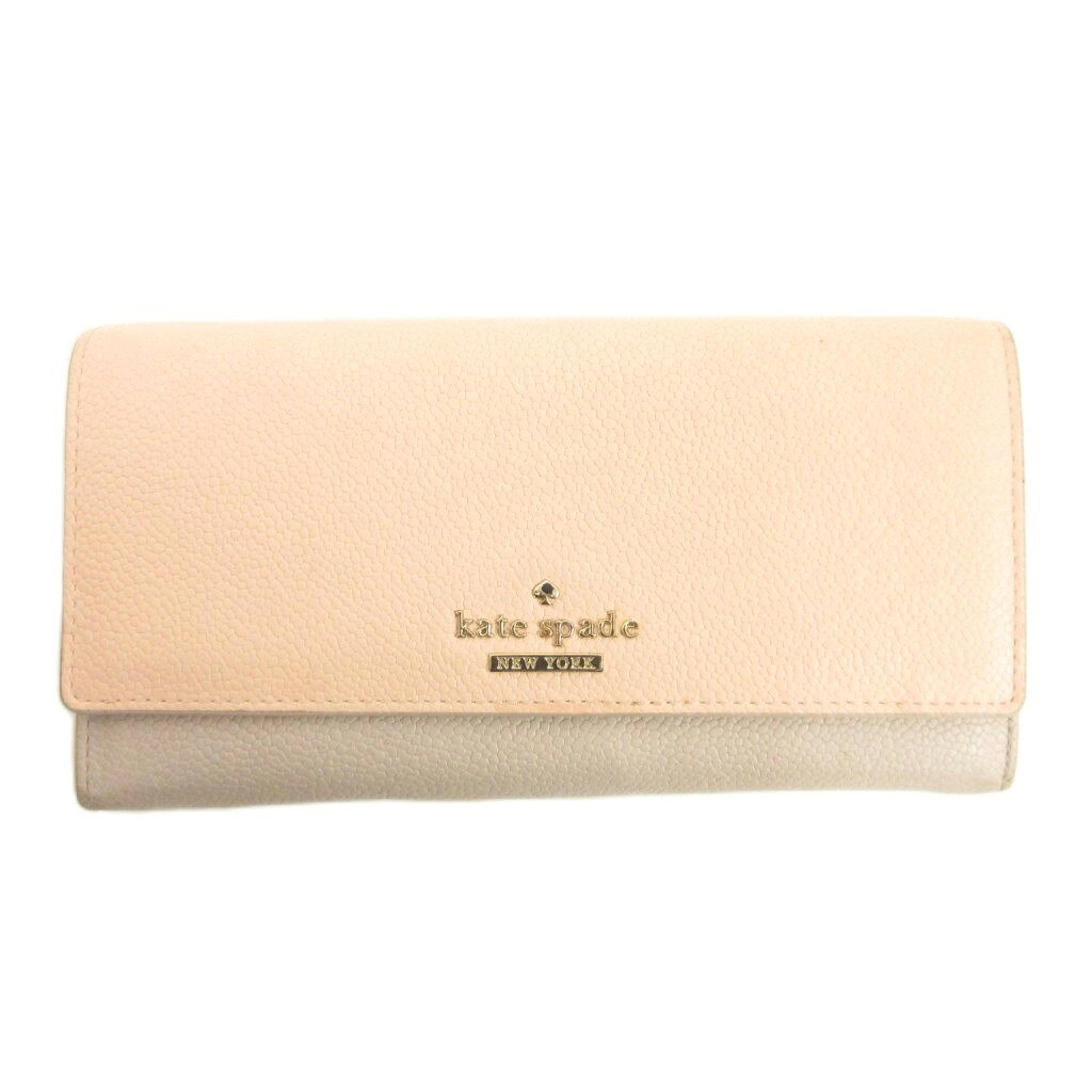 【中古】ケイトスペード KATE SPADE 長財布 レザー 牛革 ピンク ベージュ 無地 ロゴプレート ツートーンカラー /TQ ■GY53 レディース 【ベクトル 古着】 260402ブランドケイトスペード KATE SPADE実寸サイズヨコ：19cm　タテ：9.5cm　マチ：2cm　　素材レザー色ピンク ベージュ仕様・小銭入れあり ・カードポケット×12 ・内サイドポケット×2 ・外ジップポケット状態・ロゴ部分に剥がれ ・複数箇所に汚れと色移り ※全体的に中古品としての使用感とダメージがありますが、通常使用には支障のない商品です。 掲載写真や記載内容をご確認いただき、ご理解の上ご購入ください。付属品箱備考こちらのお品物は店舗で保管しておらず、店頭販売出来かねます。（※お取り寄せも出来かねます）商品のお問い合わせの回答を休止しております。＊各商品ページの商品詳細等をご確認の上ご購入ください。【中古】ケイトスペード KATE SPADE 長財布 レザー 牛革 ピンク ベージュ 無地 ロゴプレート ツートーンカラー /TQ ■GY53 レディース 【ベクトル 古着】 260402状態ランク　”B”詳細については、下記および「状態ランクについて」ページをご覧ください。未使用・新品の商品ほぼ新品同様の商品使用感が少なく、かなり状態の良い商品使用感はあるが、傷や汚れの少ない商品使用感の他、傷や汚れが見られる商品かなり大きな傷みがある難あり商品※S〜CランクはUSED品となりますので、使用感をご理解の上でご入札下さい。状態ランクについてinformationブランドケイトスペード KATE SPADE実寸サイズヨコ：19cm　タテ：9.5cm　マチ：2cm　　素材レザー色ピンク ベージュ仕様・小銭入れあり ・カードポケット×12 ・内サイドポケット×2 ・外ジップポケット状態・ロゴ部分に剥がれ ・複数箇所に汚れと色移り ※全体的に中古品としての使用感とダメージがありますが、通常使用には支障のない商品です。 掲載写真や記載内容をご確認いただき、ご理解の上ご購入ください。付属品箱備考こちらのお品物は店舗で保管しておらず、店頭販売出来かねます。（※お取り寄せも出来かねます）商品のお問い合わせの回答を休止しております。＊各商品ページの商品詳細等をご確認の上ご購入ください。本商品は一点物です他サイトや店舗にて販売している商品です。多少のお時間差にて欠品になることもございます。予めご了承頂ますようお願い致します。ベクトル・サイズガイドはこちらこの商品と同じブランドの商品を見る