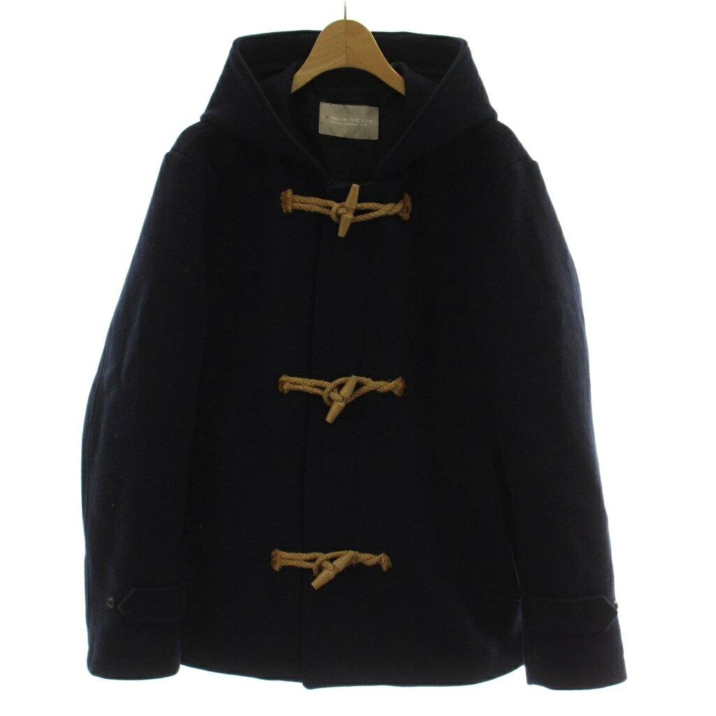 Rakuten - 【中古】ユナイテッドアローズ A DAY IN THE LIFE UNITED ARROWS ダッフルコート L 紺 長袖 フード付き 6225-648-0413 /GG ■GY53 メンズ 【ベクトル 古着】 260408