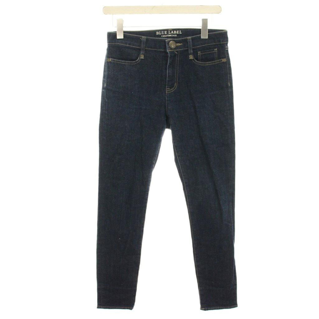 [중고]블루 라벨 크레스트 브릿지 BLUE LABEL CRESTBRIDGE 데님 팬츠 청바지 스키니 슬림 40 인디고 55R48-734-29 /HN ■GY53 레이디스 [벡터 헌옷] 260415
