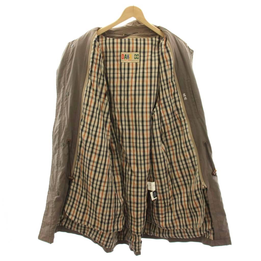 ブランド古着ベクトルプレミアム店の【中古】ダックス DAKS ステンカラーコート 中綿コート ライナー付き ロング ジップアップ L 茶 ブラウン NSW1534 /HN ■GY53 メンズ 【ベクトル 古着】 260415｜アングル3