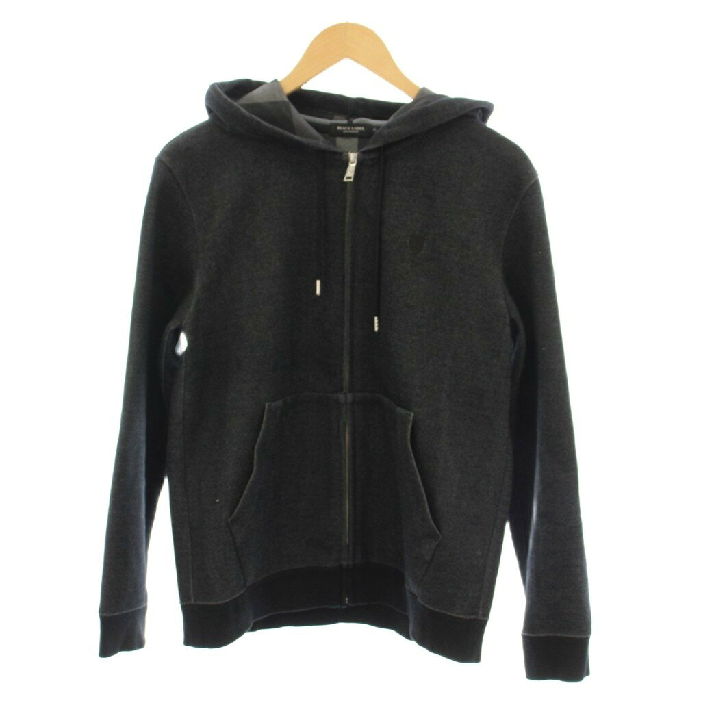 Rakuten - 【中古】ブラックレーベル BLACK LABEL パーカー 上着 M グレー フード ジップアップ 長袖 /LP ■GY53 メンズ 【ベクトル 古着】 260414