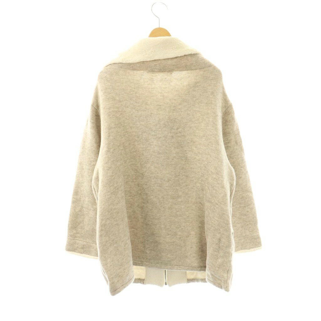 【中古】プリスティン PRISTINE ジャケット ジップアップ M グレージュ オフホワイ...