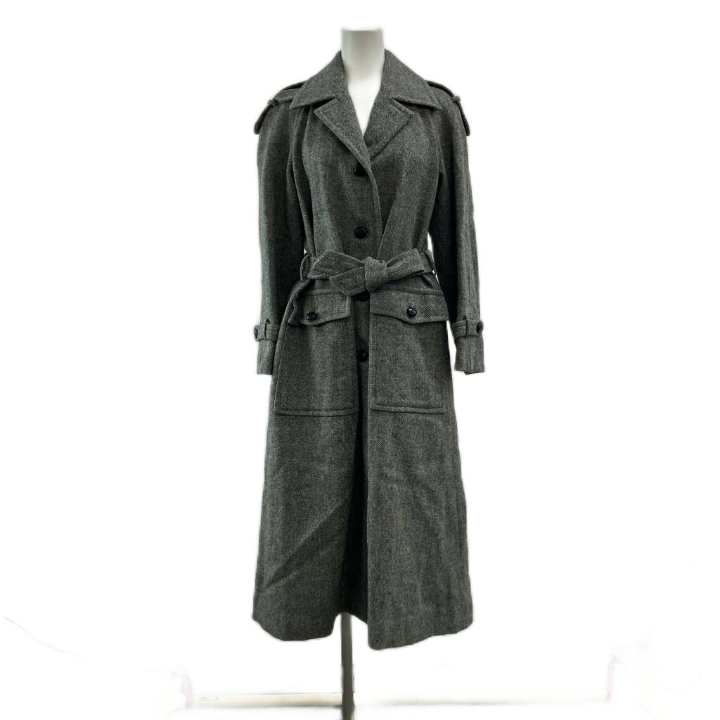 Other Jackets Jumpers - 【中古】ロペ ROPE ロングコート ウール 9 グレー 長袖 ベルト付き エポレット /PP ■GY49 レディース 【ベクトル 古着】 260402
