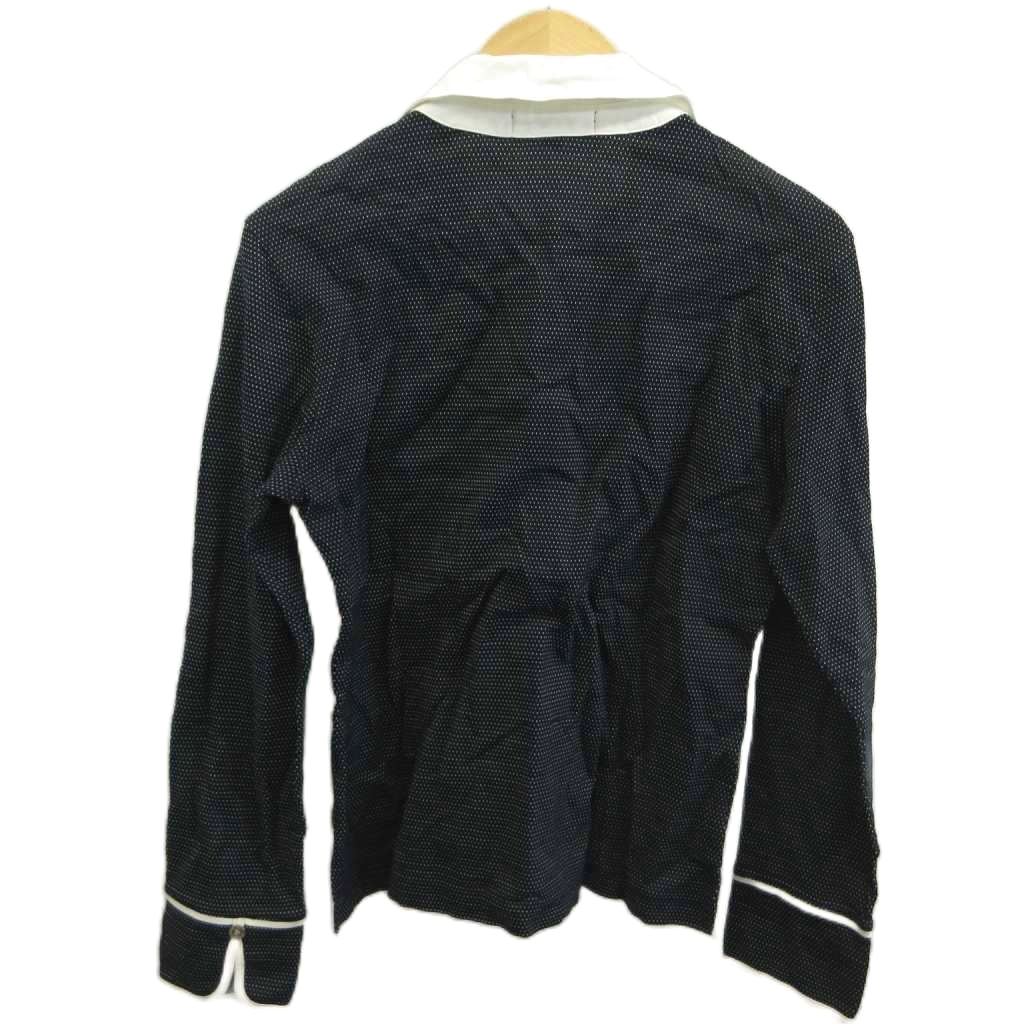 【中古】23区 SPORT カットソー 1 黒 ブラック 総柄 Vネック 長袖 /KK ■ECB002 レディース 【ベクトル 古着】 260327 vectorpremium-18990219 ブランド古着ベクトルプレミアム店 サンプル画像2