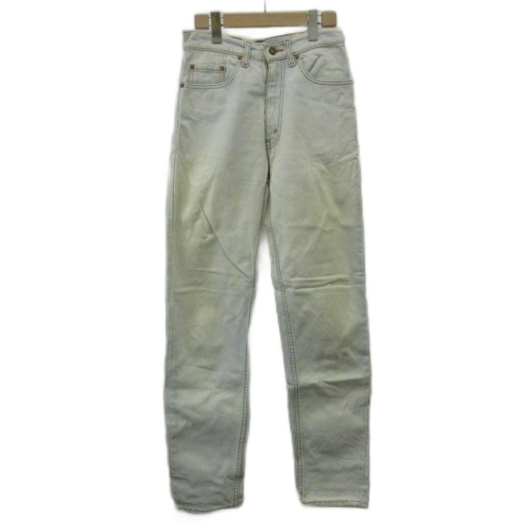 【中古】リーバイス Levi's デニムパンツ ジーンズ テーパード ダメージ加工 29×31 青 ブルー /XZ ■GY99 メンズ 【ベクトル 古着】 260328