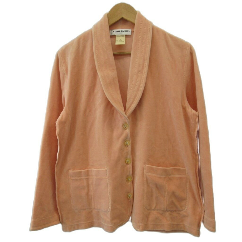 デイジーベロア DAISY VELOUR マーガレット ベロア カーディガン 衣料品 トップス トリアセテート レディース ブラウン系 30775-DVAJF0402H-2 【中古】 DAISY VELOUR デイジーベロア カーディガン マーガレット ベロアの通販