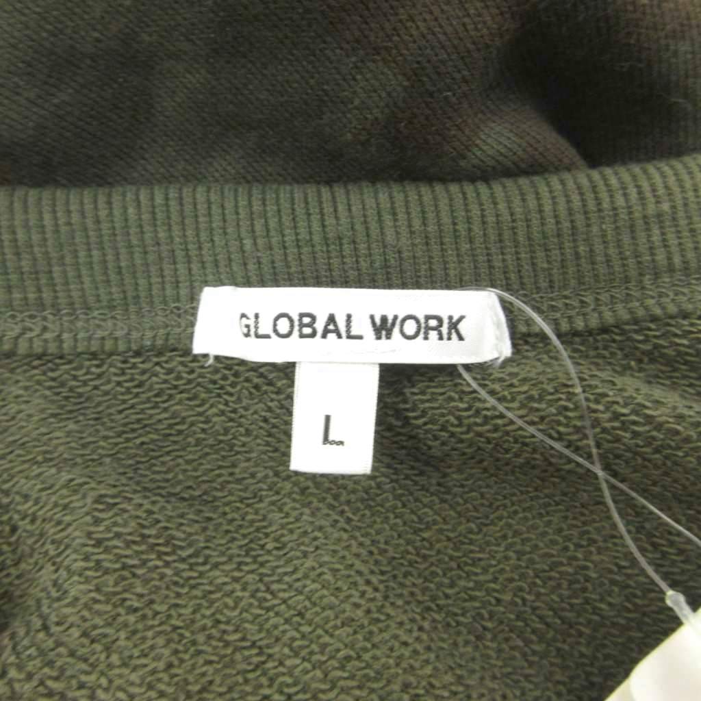 【中古】未使用品 グローバルワーク GLOBAL WORK スウェット L 緑 グリーン カモフラージュ柄 ビーズ装飾 長袖 /KT ■ECB003 レディース 【ベクトル 古着】 260401 vectorpremium-18996044 ブランド古着ベクトルプレミアム店 サンプル画像3