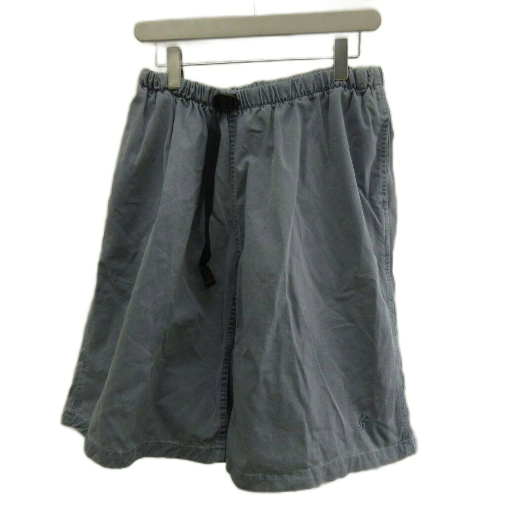 【中古】グラミチ GRAMICCI ショートパンツ ハーフパンツ イージー ベルト XL グレー /XZ ■GY99 メンズ 【ベクトル 古着】 260406