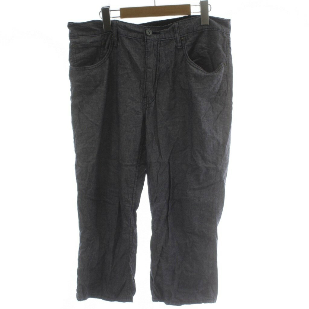 【中古】リーバイス Levi's 502 チノパン パンツ W33 グレー クロップド丈 スラッシュポケット /GG ■GY59 メンズ 【ベクトル 古着】 260404