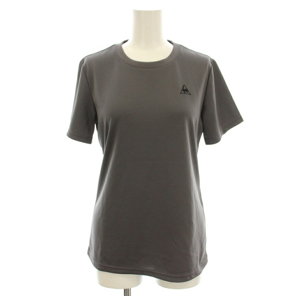 Rakuten - 【中古】ルコックスポルティフ le coq sportif Tシャツ ポリエステル 半袖 L グレー ■ECB003 /☆G レディース 【ベクトル 古着】 260402