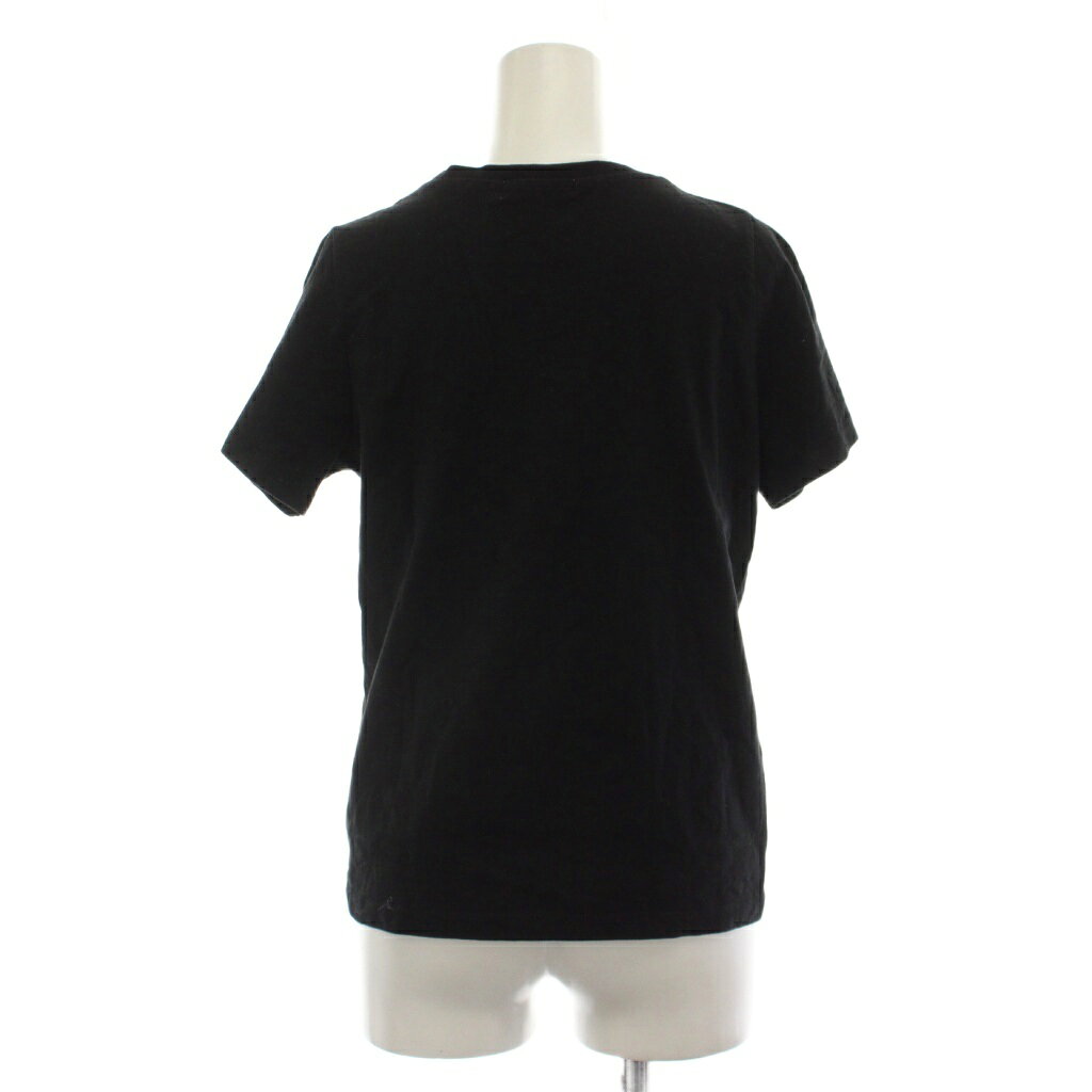 【中古】グローバルワーク GLOBAL WORK Tシャツ カットソー M 黒 ブラック 半袖 無地 ビジュー装飾 /LP ■ECB003 レディース 【ベクトル 古着】 260402 vectorpremium-19002085 ブランド古着ベクトルプレミアム店 サンプル画像3